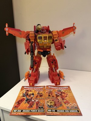 Fans Hobby Ginrai Orange Power Baser Fire Guts MB-06D MB-11D
