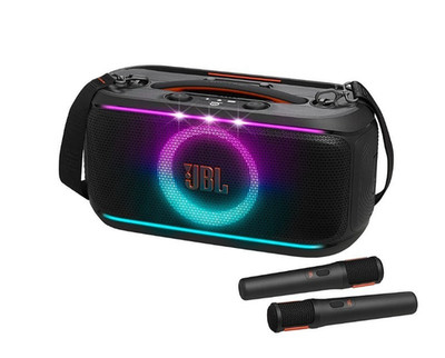 JBL PartyBox On-The-Go 2 Portable Bluetooth Karaoke Speaker