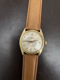 Vintage 14ct Rolex Oyster Perpetual 34mm Watch