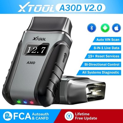 2026 XTOOL Anyscan A30D Kabelloser BT OBD2-Scanner Bidirektionales Diagnosegerät