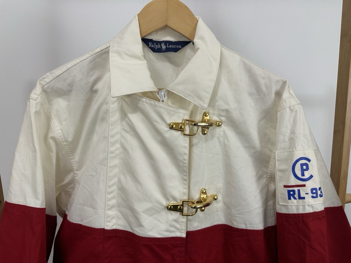 ジャケット・アウター 90s RL-93 fireman jacket green Vintage Polo Ralph Lauren '93 RLPC67 Green / Tan / Red Fireman