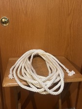 Twisted White Polyester Rope, 1/2" x 36'