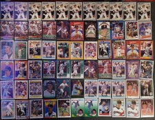 Lot of 109 Will Clark Baseball Cards Fleer Donruss Upper Deck Leaf Score