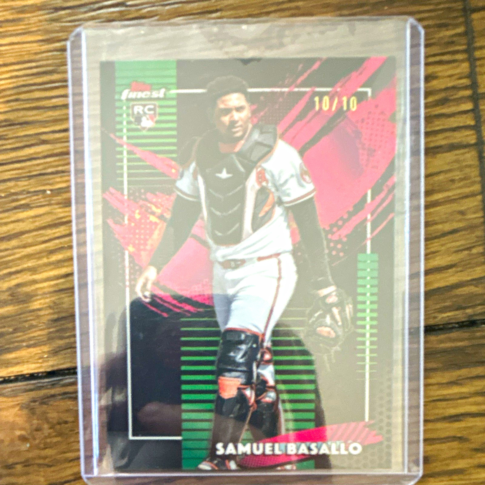 Topps 2025 Finest Samuel Basallo Baltimore Orioles #203 RC Rare /10