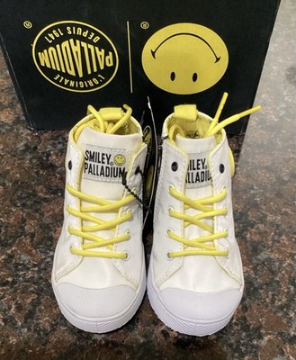 palladium pallaphoenix smileyz-kids Sz71/2-color white-26076-100-M new