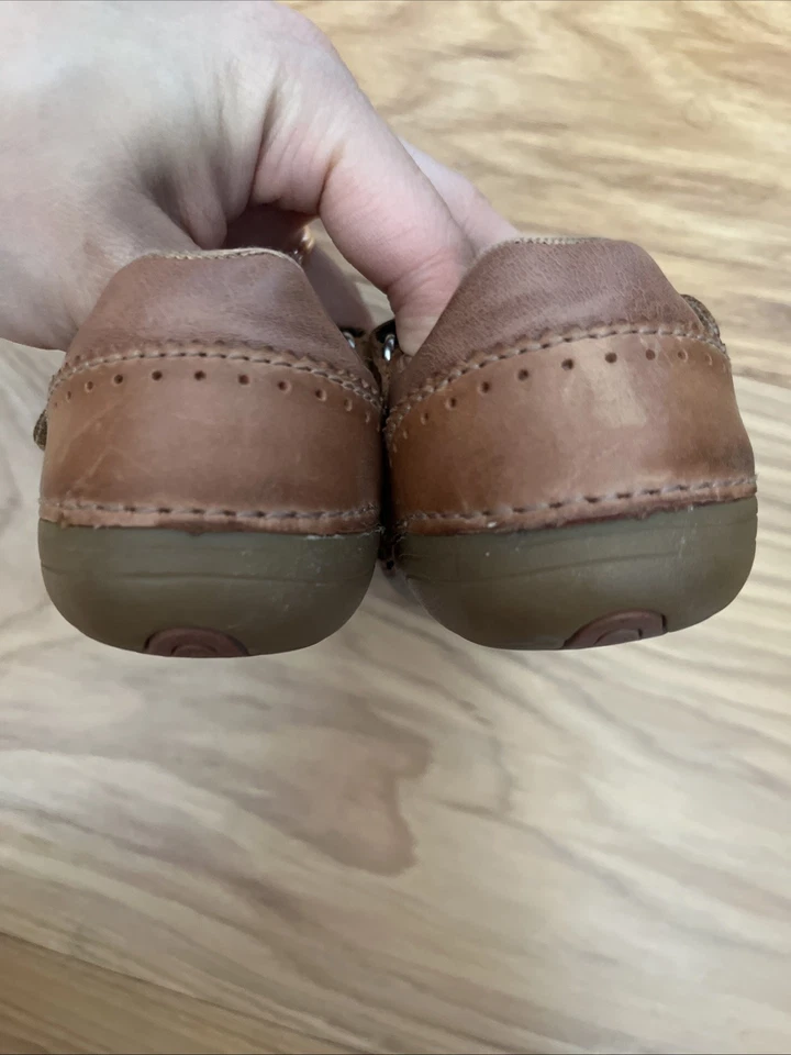 Stride Rite Size 5M Lucianne Mary Jane Leather Brown Toddler Shoe Soft Motion - Image 4 of 4