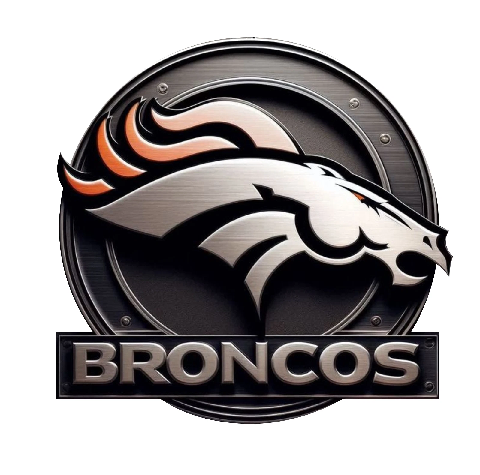 Denver Broncos Shield / Wicking Performance T-shirt