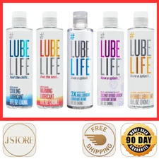 Lube Life Water Based Personal Lubricant,for Men, Women and Coupl,8 Fl Oz