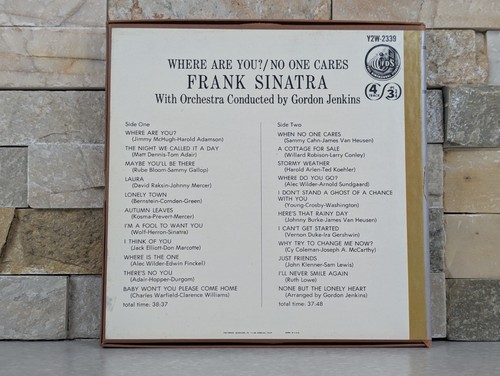 FRANK SINATRA WHERE ARE YOU / NO ONE CARES REEL TO REEL TAPE 4 TRACK 3 3/4 IPS - Picture 2 of 4