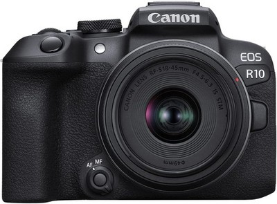 Canon EOS R10 Mirrorless Camera w/RF-S18-45mm f/4.5-6.3 is STM Lens Kit