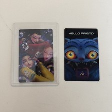 McDonald's KPOP Demon Hunters TRIO GROUP Double Star Huntr/X Meal Photocard
