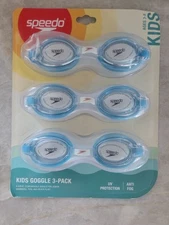 SPEEDO  KIDS  SWIMMING GOGGLES 3 - 6 AGES.  (PACK OF 3)