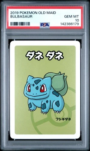 2019 POKEMON OLD MAID BULBASAUR PSA 10