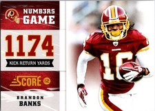 2012 Score #13 Brandon Banks Numbers Game