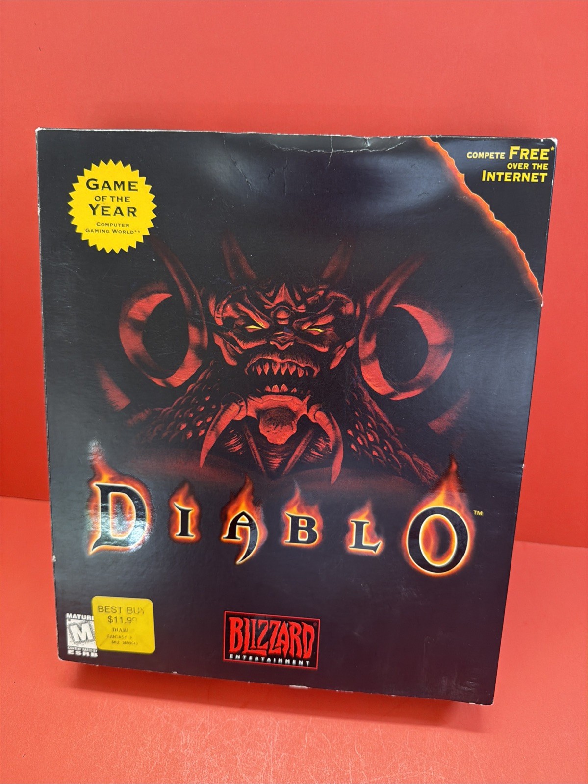Diablo Game of the Year Big Box New SEALED Box Wear- READ!!!