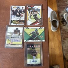 AUTO 09 S.Slaton Gridiron 50/50;Stadium Club Jersey/1349;Score Gold Zone/50;TC