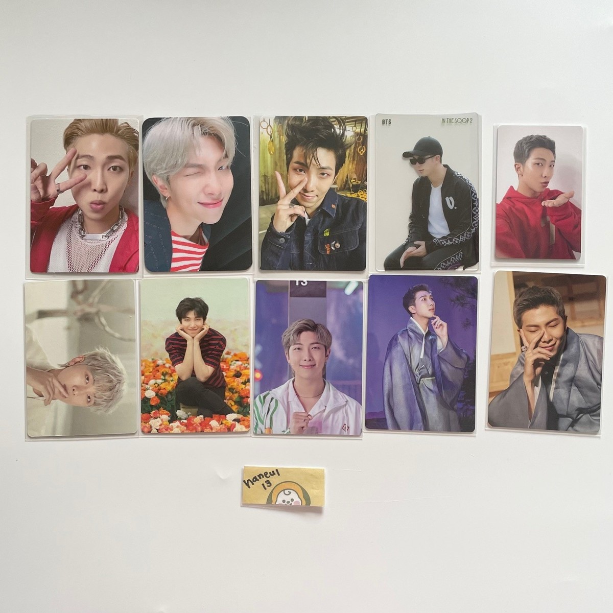 BTS RM photocard Set Official JPFC Mobile W Membership Merch box