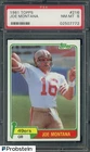 1981 Topps Football #216 Joe Montana San Francisco 49ers RC Rookie HOF PSA 8