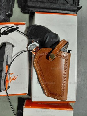 LEATHER HOLSTER FOR TAURUS 627 .357 MAGNUM 4'' BARREL WESTERN OWB 3 WAY CARRY