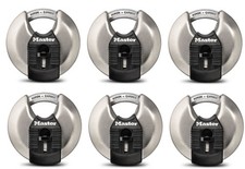 new Master Locks M40XDHC Set of 6 Keyed Different Shrouded