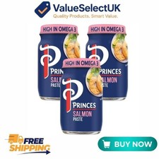 Princes Salmon Paste 75g Pot | High Protein Omega-3 | Sandwich & Toast Spread