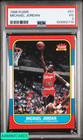 1986 FLEER MICHAEL JORDAN #57 ROOKIE RC CHICAGO BULLS HOF PSA 3 VG