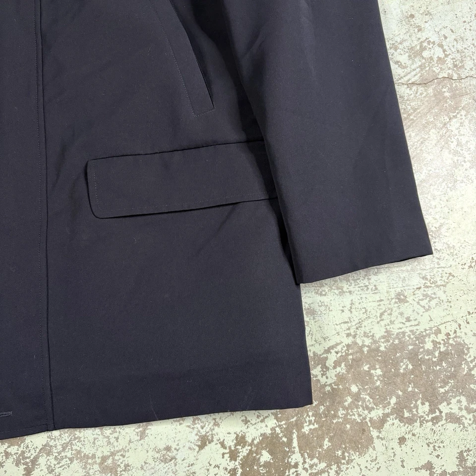 Ermenegildo Zegna Trofeo Overcoat Car Coat Size XL Blue Preppy Removable Liner - Image 4 of 4