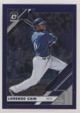 2019 Panini Donruss Optic Purple Stars Prizm 40/125 Lorenzo Cain #184 9qk