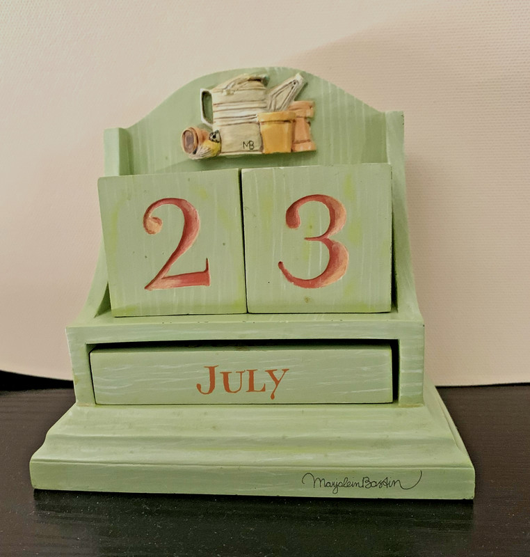 MARJOLEIN BASTIN perpetual block calendar GARDEN complete 6 pcs