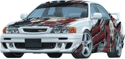 AOSHIMA 1/24 itasya 痛車 Licorice Recoil Toyota TRD JZX100 Chaser aus JP 16304