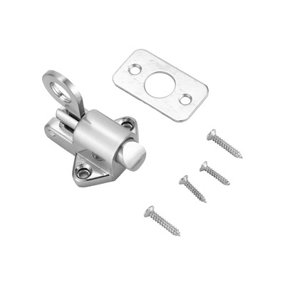 2X(Home Security Spring Slide Bolt FenstertüR Automatic  Lock Selbstschließ7705