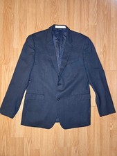 Banana Republic 44L Men's Two-Piece Navy Suit Blazer and Pants
