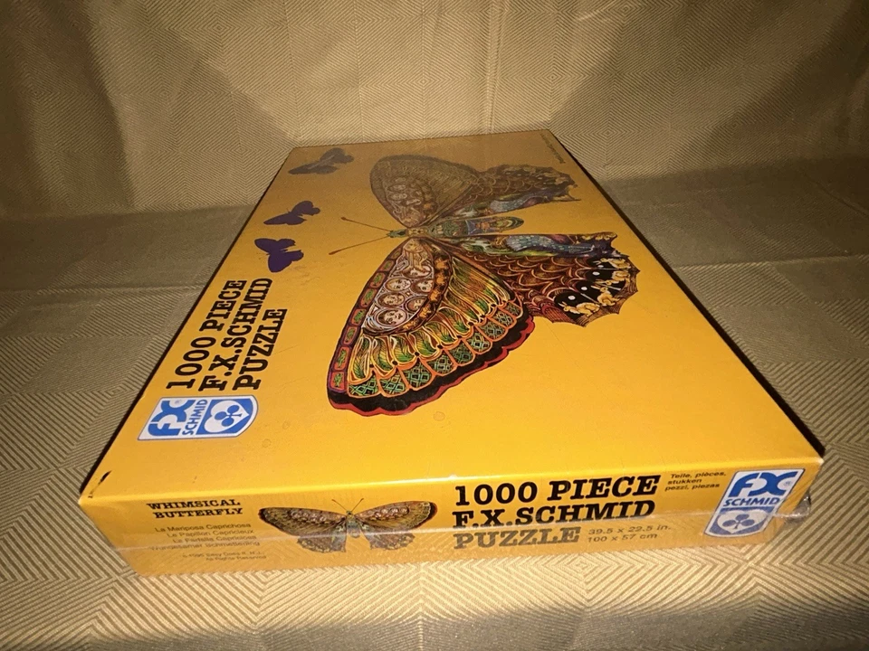Nuevo rompecabezas de 1000 piezas FX Schmid Butterfly sellado de fábrica Foto 4 de 4
