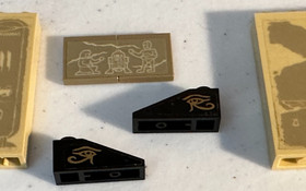 Lego Pharaoh Egyptian Hieroglyphs Panels Star wars panel Indiana Jones parts Lot