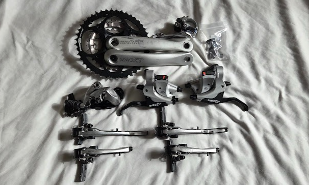 Shimano Deore XT M750 9 Speed Groupset | eBay