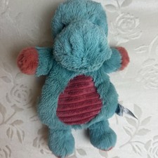 Mary Meyer nwot Dinosaur Lovey Plush Soothie LUXE SOFT Baby Toy Green Red 10
