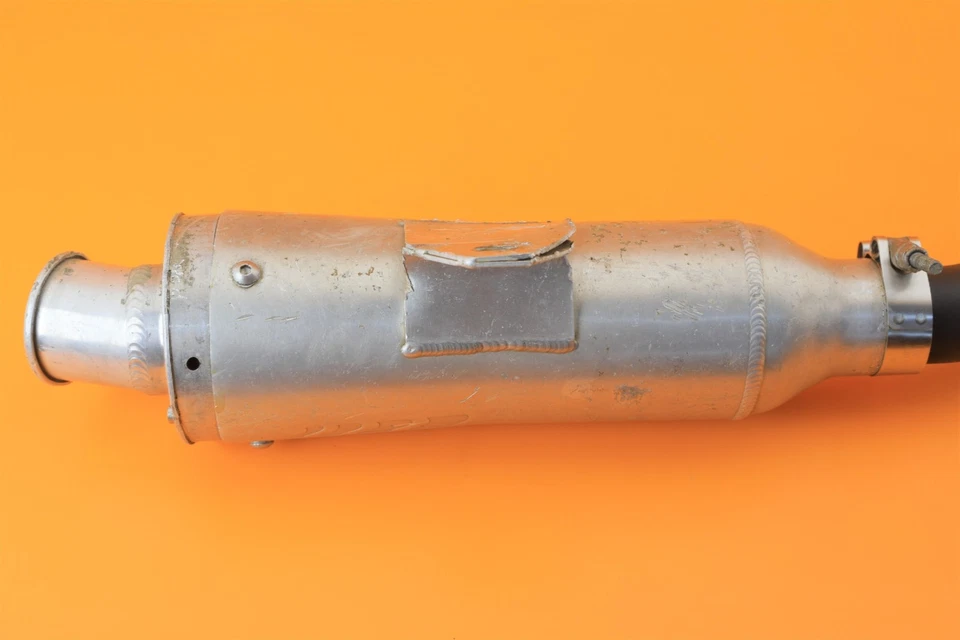 1984 84 XR500R XR500 Supertrapp Exhaust Muffler Silencer and Yoshimura tip - Image 3 of 4