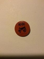 Image of AC/DC - For Those About To Rock Pin Badge RARE SALE Price