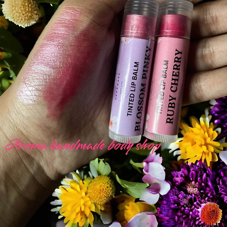 Aroma Handmade Tinted Lip Balm in 2 different colour hot selling from malaysia - Image 2 of 4