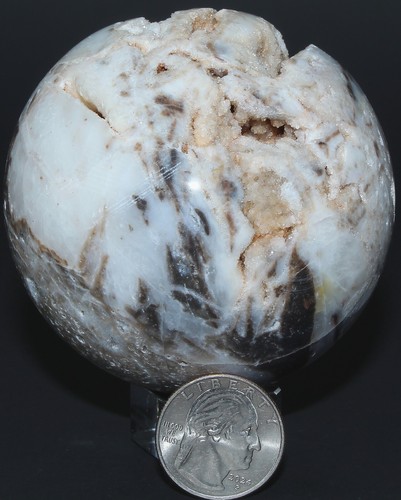 Peruanischer Sphalerit Druzy Kugel / 3,02" (76,70 mm) / 20,00 oz (566,91 gr) 3291 - Bild 15 von 18
