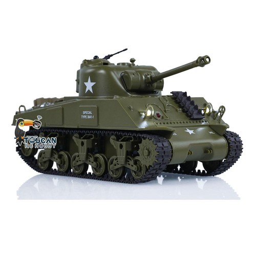 1/30 HengLong RC Infrared Battle Tank Sherman M4A3 3841-01 W/Gearbox Mainboard - Picture 5 of 23