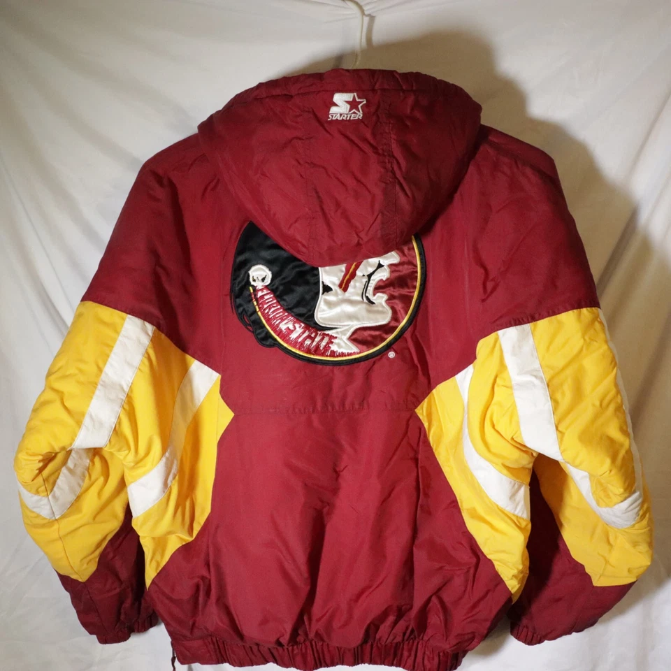 Chaqueta De Colección Años 90 Florida State Seminoles RARA Starter Talla XL Foto 3 de 4