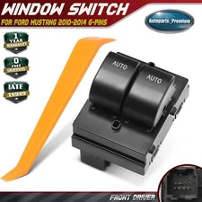Front Driver LH Power Window Switch for Ford Mustang 2010 2011 2012-2014 6-Pins