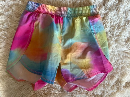 Lot Of 4 Active Girls Size 7 Shorts Justice, Body Glove, Cheetah & All In Motion - Picture 9 of 10