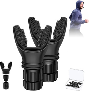 Oxyfit Trainer Per Respirazione - Allenatore Polmonare, Nero, Portatile, Per Capacità Respiratoria - Foto 4
