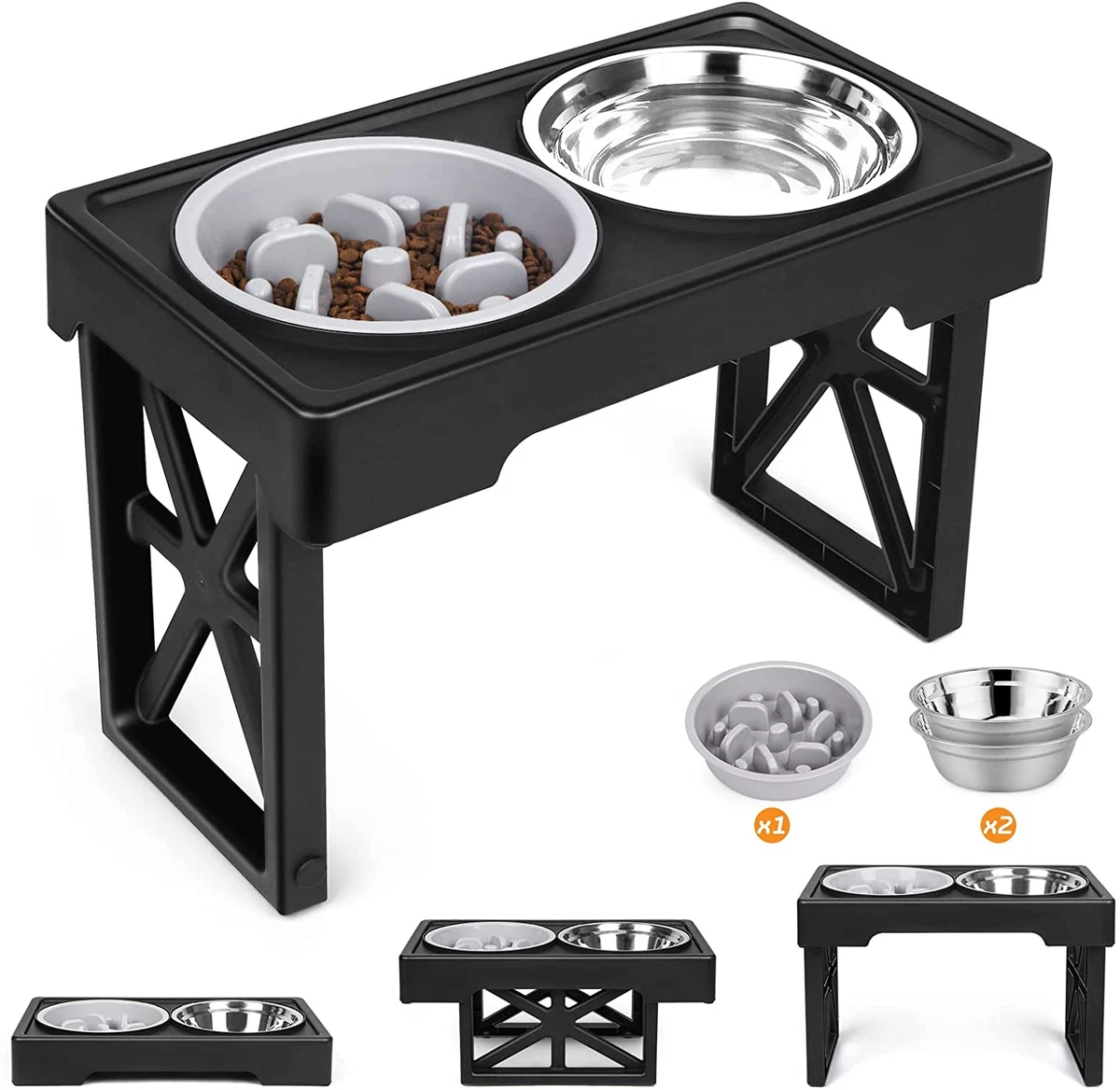 Raised pet bowls deals