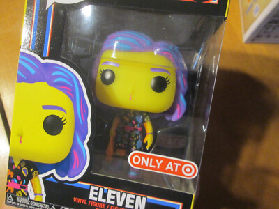 FUNKO POP NETFLIX STRANGER THINGS ELEVEN # 802 BLACKLIGHT BLACK