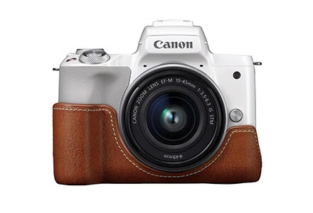 Nueva chaqueta corporal Canon EH32-CJ (MARRÓN CLARO) para EOS M50, M50MarkII, Kiss M Foto 3 de 3