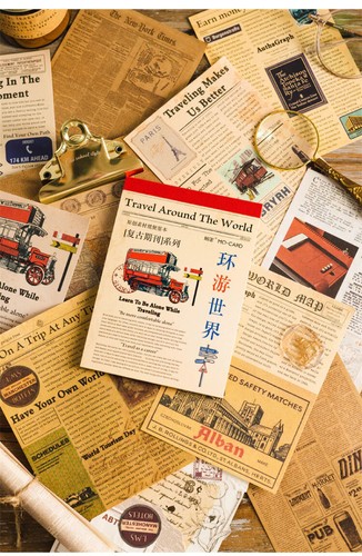 Vintage Travel Junk Journal Ephemera Pads Scrapbooking Cardmaking Collage - Picture 2 of 4