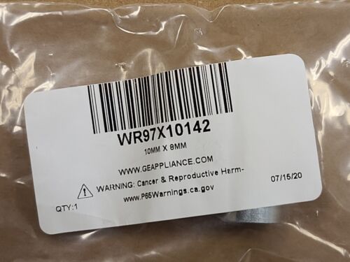 GE / General Electric WR97X10142 OEM GE 10mm x 8mm Brass Red NEW